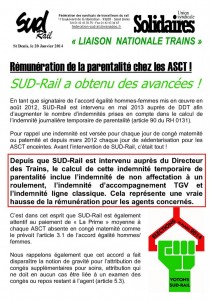 Tract liaison Trains janvier 2014 parentalité