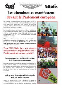 2014 - 3 - 3 - Rassemblement euro des cheminots