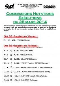compte rendu notations ECT 2014
