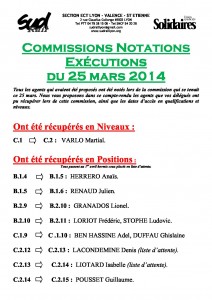 compte rendu notations ECT 2014