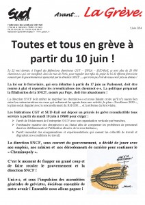 2014 - 06 - 04 - Avant la gre`ve - Eclatement de la SNCF