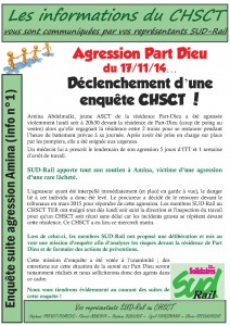 CHSCT bulletin agression novembre 2014