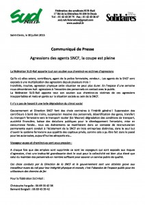 2015-07-30- communiqué de presse agression