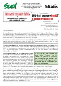 2016 - 02 - 06 - Lettre ouverte Décret CCN